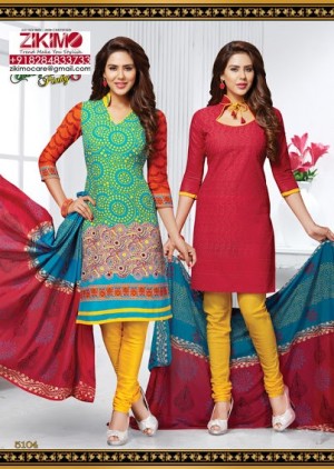 Chinky Pinky Printed Cotton Suits (4)