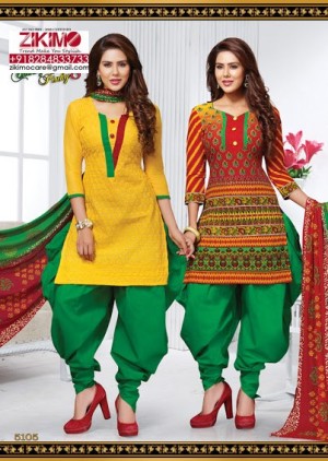 Chinky Pinky Printed Cotton Suits (5)