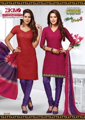 Chinky Pinky Printed Cotton Suits (8)