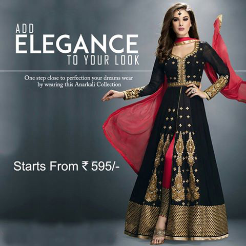 Anarkali Suit Starting Range from Rs.595/-
