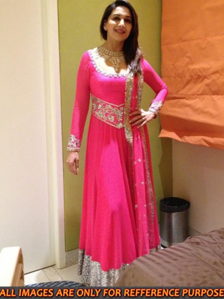 breathtaking  Pink Bollywood Anarkali Suit