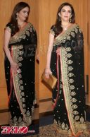 Nita Ambani Black Saree
