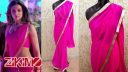 deepika padukone pink saree