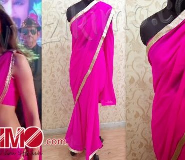 deepika padukone pink saree