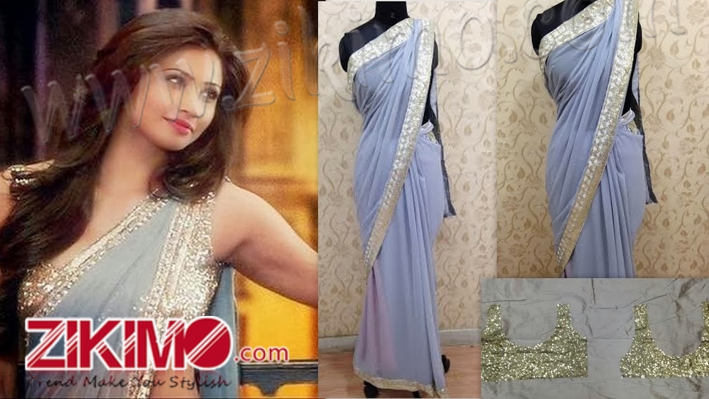 Amazing jai ho gray saree