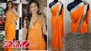 shilpa shetty nach baliye orange saree
