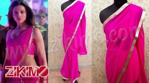 deepika padukone pink saree