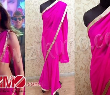 deepika padukone pink saree