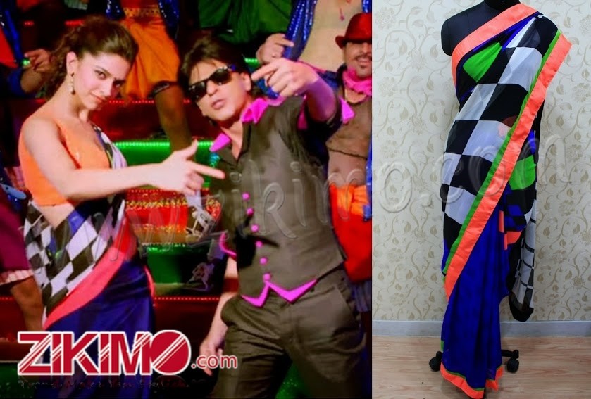 Deepika Padukone Chennai Express saree
