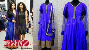 SHRI DEVI ROYAL BLUE SUIT