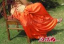 Made To order Cotton Satin Orange Patiala Salwar