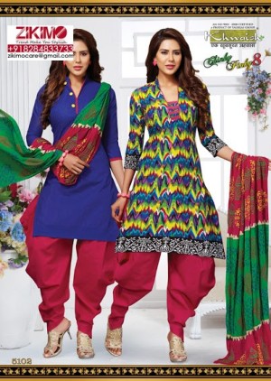 Chinky Pinky Printed Cotton Suits (2)