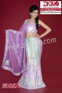 Astounding Blue Indian Wedding Lehenga having beads, cutdana work