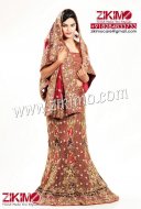 Maroon Bridal Lehenga Embllised with antique cutdana work