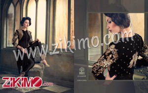 Glamour Mohini Mumtaz Velvet Winter Wear Party Wear Suit 23005