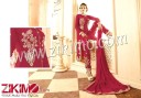 Arjaan Magenta Biege Georgette Embroidered Work Wedding Wear Plazzo Suit