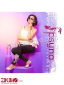 Zikimo Black and Multicolor Designer Printed Cotton Iycra Party Wear/Daily Wear Legging