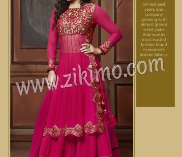 Big Boss Rimi Sen Pink Magenta Net Georgette Embroidered Wedding/Party WearAnarkali Suit 907 1 Big Boss Rimi Sen Pink Magenta Net Georgette Embroidered Wedding/Party WearAnarkali Suit 907