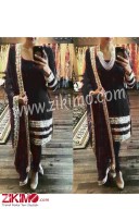 Designer Black Georgette with Embroidery  Un-stitched Party Wear Palazzo/Pants/Chudidar Suit With Nazneen Dupatta