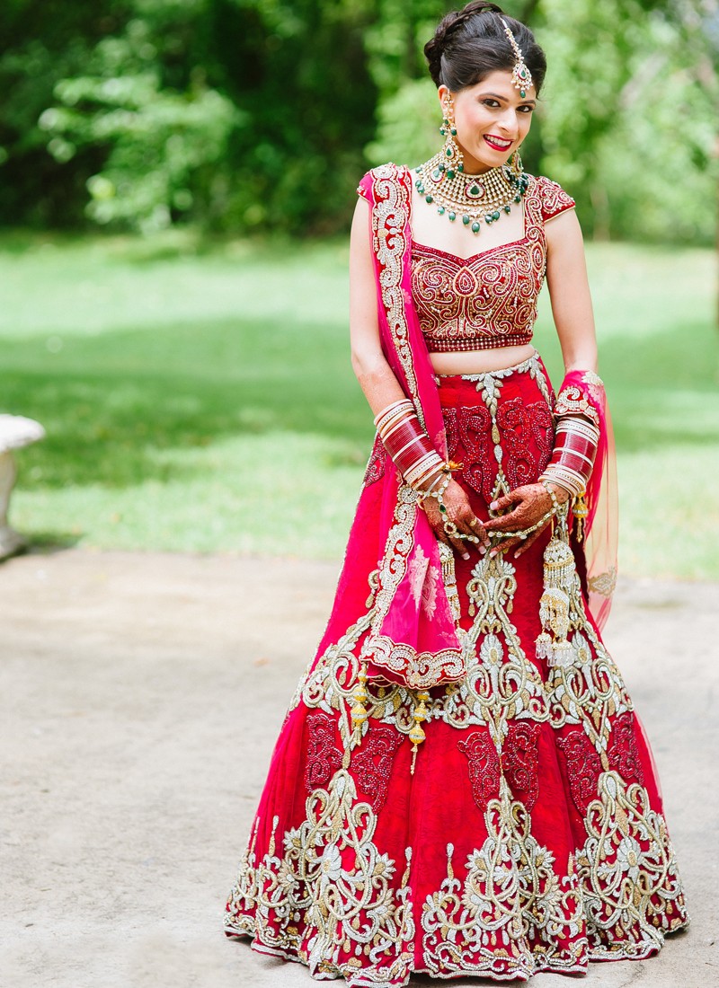 indian bridal ghagra choli