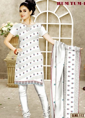 Ivory and Crimson 112 Karachi Cotton Un-stitched Dress Material At Zikimo