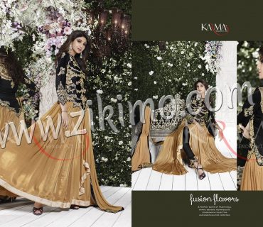 Karma 4504 Designer Party Wear Shilpa Shetty Black Shimmer Georgette Embroidered Churidar Suit at Zikimo 1 Karma 4504 Designer Party Wear Shilpa Shetty Black Shimmer Georgette Embroidered Churidar Suit at Zikimo