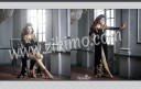 Designer Embroidered 2606 Maskeen Black Velvet Pants Suit at Zikimo