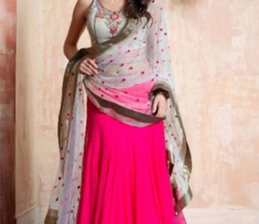 PINK FABRIC GEORGETTE DESIGNER LEHENGA CHANIYA CHOLI AT ZIKIMO 1 PINK FABRIC GEORGETTE DESIGNER LEHENGA CHANIYA CHOLI AT ZIKIMO