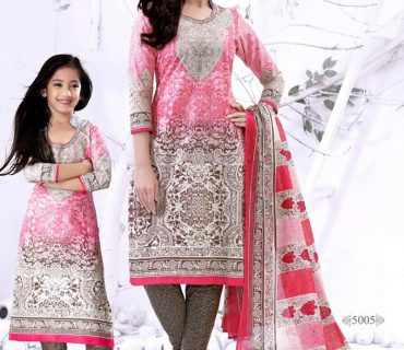 Beautiful Pink and Tan Brown Printed Cotton 5005 Daily Wear Salwar Kameez At Zikimo 1 Beautiful Pink and Tan Brown Printed Cotton 5005 Daily Wear Salwar Kameez At Zikimo