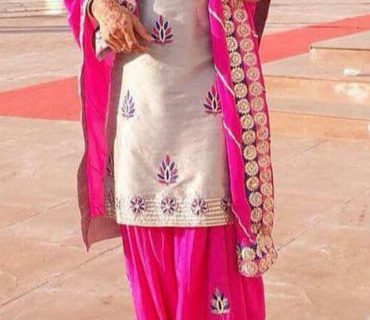 Grey and Pink Machine and Hand Work Punjabi Salwar Kameez AT zikimo 1 Grey and Pink Machine and Hand Work Punjabi Salwar Kameez AT zikimo