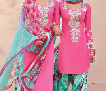RosePink and White6114 Embroidered Pure Cotton Satin Party Wear Designer Suit at Zikimo 1 RosePink and White6114 Embroidered Pure Cotton Satin Party Wear Designer Suit at Zikimo