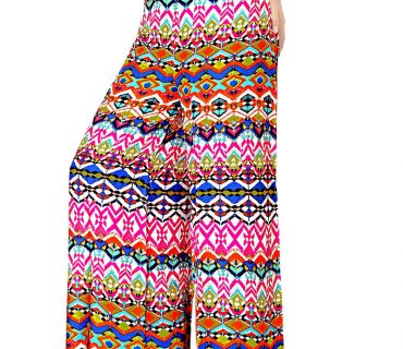Pink Blue and Orange6054B Printed Rayon Daily Wear Stiched Plazo at Zikimo 1 Pink Blue and Orange6054B Printed Rayon Daily Wear Stiched Plazo at Zikimo