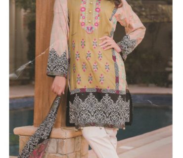 SandBrown and LightPink03A Embroidery Printed Lawn Pakistani Suit at Zikimo 1 SandBrown and LightPink03A Embroidery Printed Lawn Pakistani Suit at Zikimo