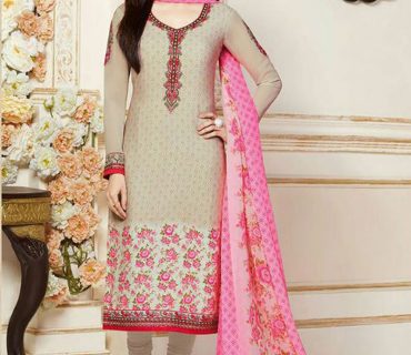 WheatBrown and Pink3482 Embroidered Crape Silk Straight Suit At Zikimo 1 WheatBrown and Pink3482 Embroidered Crape Silk Straight Suit At Zikimo