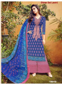 Razia 18010 RoyalBlue and DarkPink Embroidered Indian Wedding Salwar kameez at Zikimo