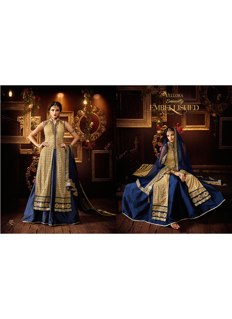 Beige Net Heavy Embroidered Indian Wedding Party Wear Lehenga Choli at Zikimo 1 Beige Net Heavy Embroidered Indian Wedding Party Wear Lehenga Choli at Zikimo