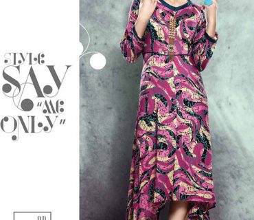 Pink630 Western Style Party Wear Rayon Kurti at Zikimo 1 Pink630 Western Style Party Wear Rayon Kurti at Zikimo