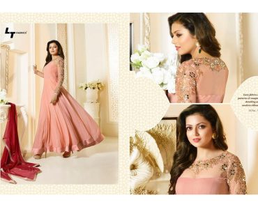 RosePink91007 Georgette Net Party Wear Anarkali Designer Suit at Zikimo 1 RosePink91007 Georgette Net Party Wear Anarkali Designer Suit at Zikimo