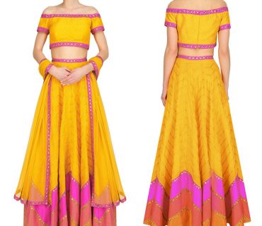 Yellow DarkPink RawSilk DigitalPrinted Embroidered Navratri Sequins Lehenga Choli at Zikimo 1 Yellow DarkPink RawSilk DigitalPrinted Embroidered Navratri Sequins Lehenga Choli at Zikimo