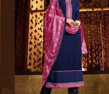 Blue Pink7202 Georgette Indian Party Wear Suit at Zikimo 1 Blue Pink7202 Georgette Indian Party Wear Suit at Zikimo