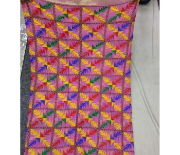 Ligh Pink Full Embroidered Punjabi Phulkari Dupatta at Zikimo 1 Ligh Pink Full Embroidered Punjabi Phulkari Dupatta at Zikimo