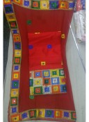 Red Charli Silk Punjabi Salwar Kameez With Phulkari Border Duppta at Zikimo