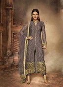 AshPurple1779 ZarriWork Raschel Salwar Kameez at Zikimo