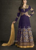 BlueBiege1701 Georgette Indian FestiveWear Anarkali Suit at Zikimo