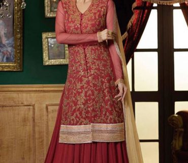 RedishPink9006 GeorgetteFull Embroidery Wedding Lehenga Choli at Zikimo 1 RedishPink9006 GeorgetteFull Embroidery Wedding Lehenga Choli at Zikimo