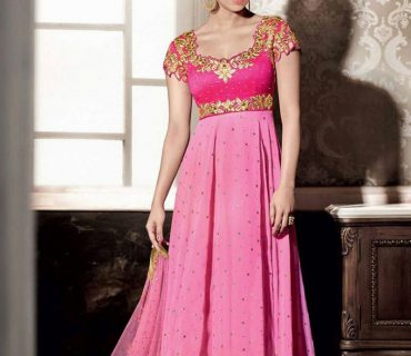 Karishma PinkMagenta Georgette Embroidery PartyWear Anarkali Suit at Zikimo 1 Karishma PinkMagenta Georgette Embroidery PartyWear Anarkali Suit at Zikimo