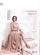 Peach8014 Georgette EmbroideryWork Wedding Anarkali Suit at Zikimo