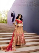DarkPink1332 Resham, Sequins,Stone,Diomond,Cutdana,Kasab Work Satin Weding Lehenga at Zikimo
