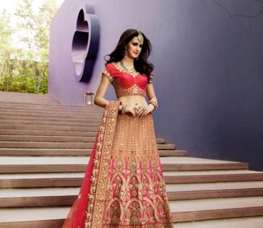 DarkPink1332 Resham, Sequins,Stone,Diomond,Cutdana,Kasab Work Satin Weding Lehenga at Zikimo 1 DarkPink1332 Resham, Sequins,Stone,Diomond,Cutdana,Kasab Work Satin Weding Lehenga at Zikimo