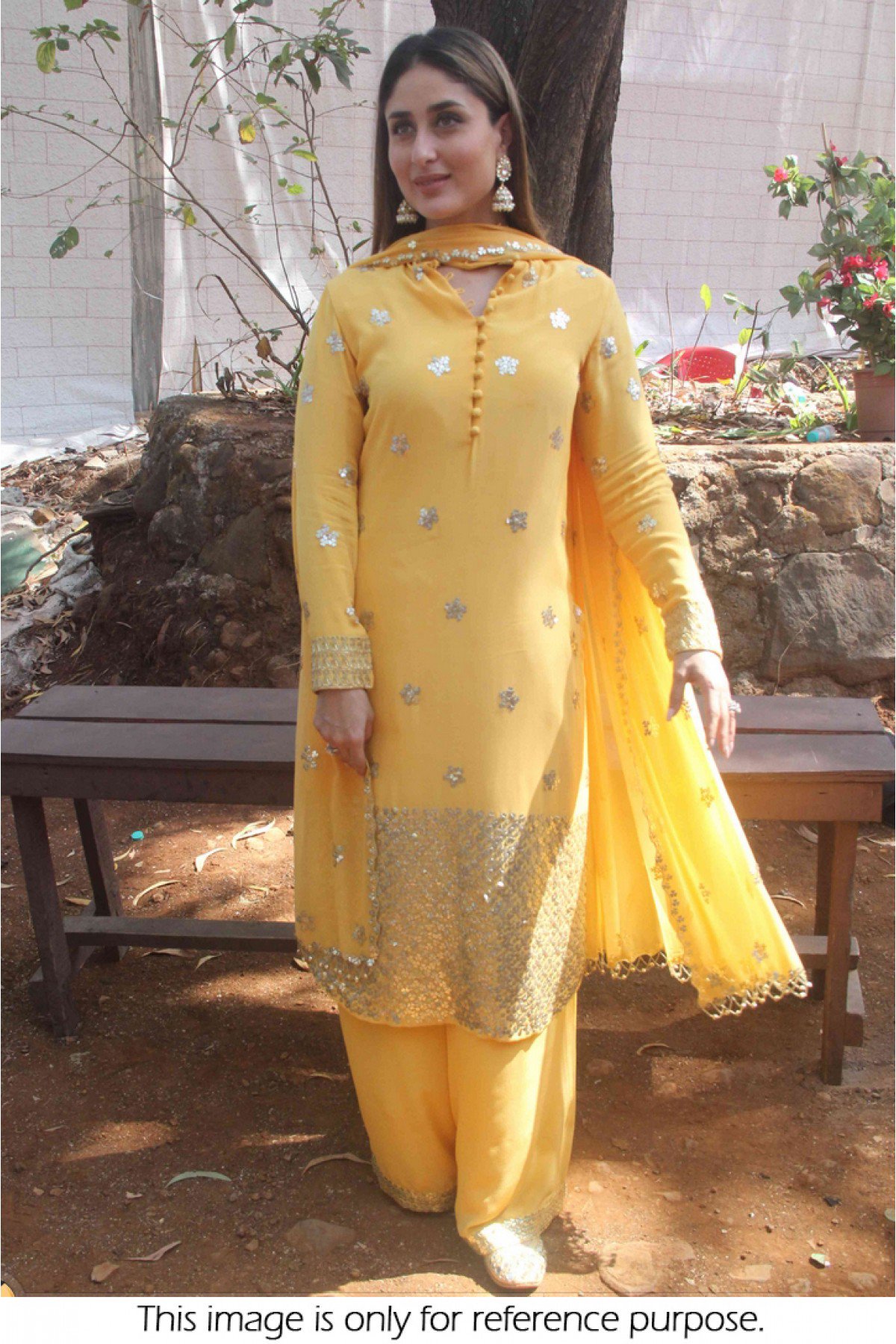 Yellow Color Party Wear Plazo Suit With Dupatta :: ANOKHI FASHION